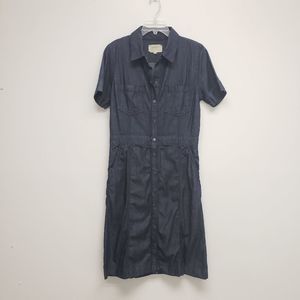 Current Elliott The Jackie Rambler Denim Dress Size Large